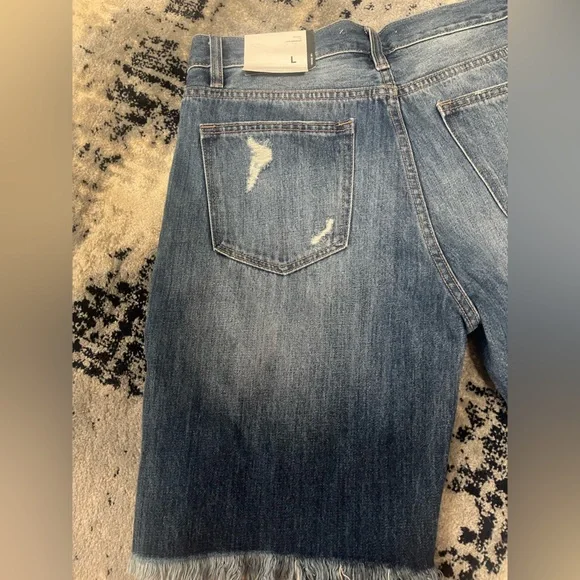 KanCan Blue Denim Jeans Shorts - Picture 8 of 12